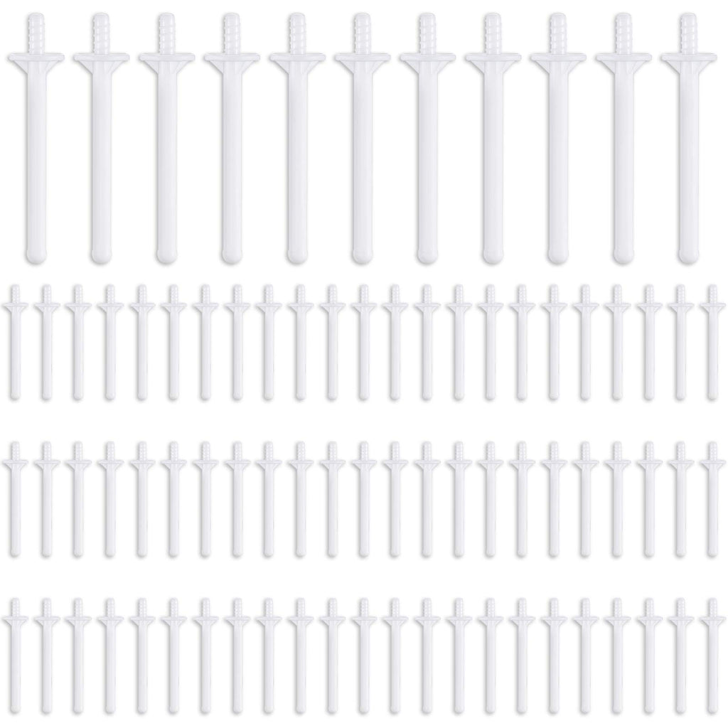 50 Pieces Nose Wax Sticks Applicators Plastic Wax Rod Wand Strips Nostril Cleaning Removal for Men Women Cleaning Nostrils Nasal and Removing Hair