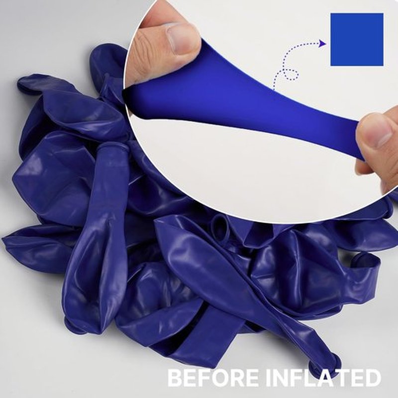PartyWoo Royal Blue Balloons - 50 Pcs 12 Inch Matte Latex Helium Balloons for Celebrations