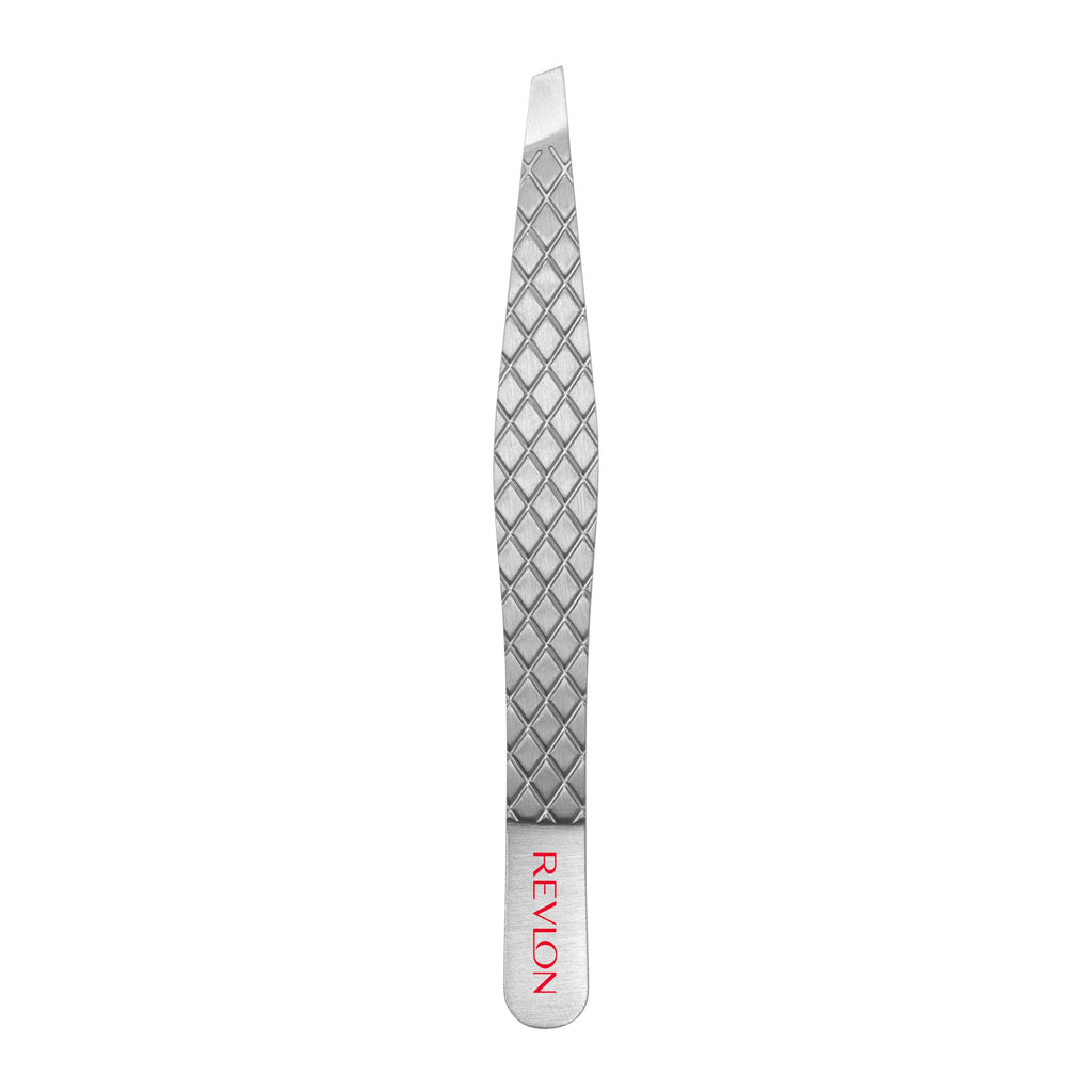 Revlon Ultimate Slant Tweezer, Hand-Finished Ultra-Fine Tips for Precise Hair Removal, Perfect for Tweezing The Tiniest Hairs, Made With Stainless Steel, 1 count