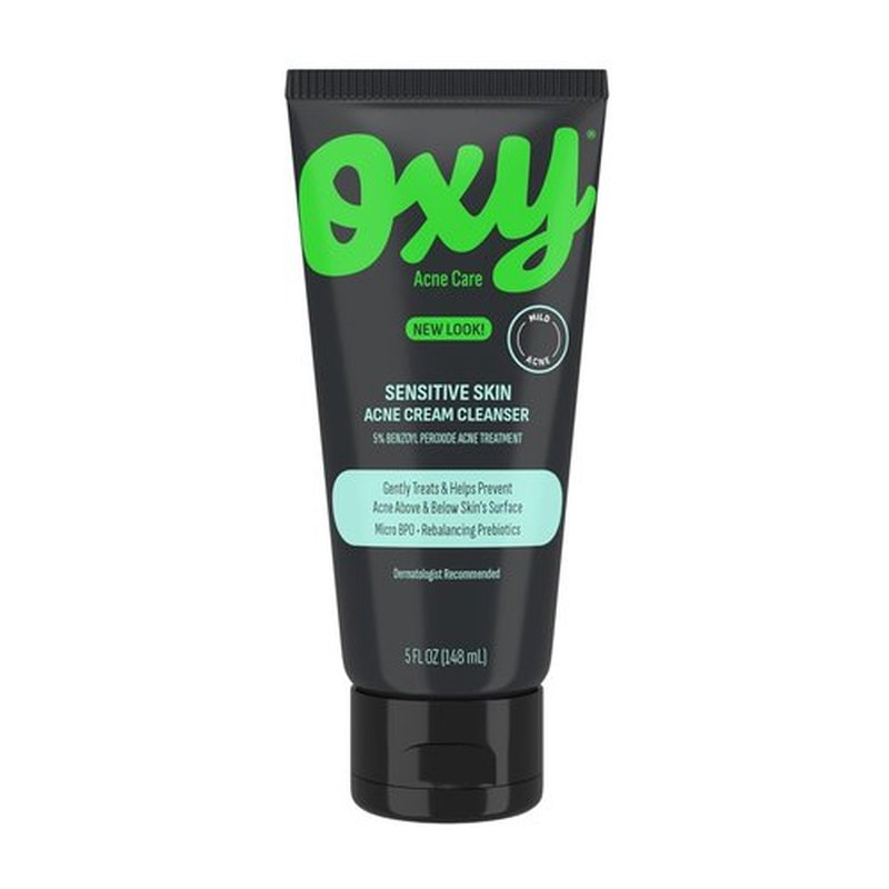 Oxy Acne Cleanser for Sensitive Skin - Gentle Formula for Clear Complexion | 6 oz
