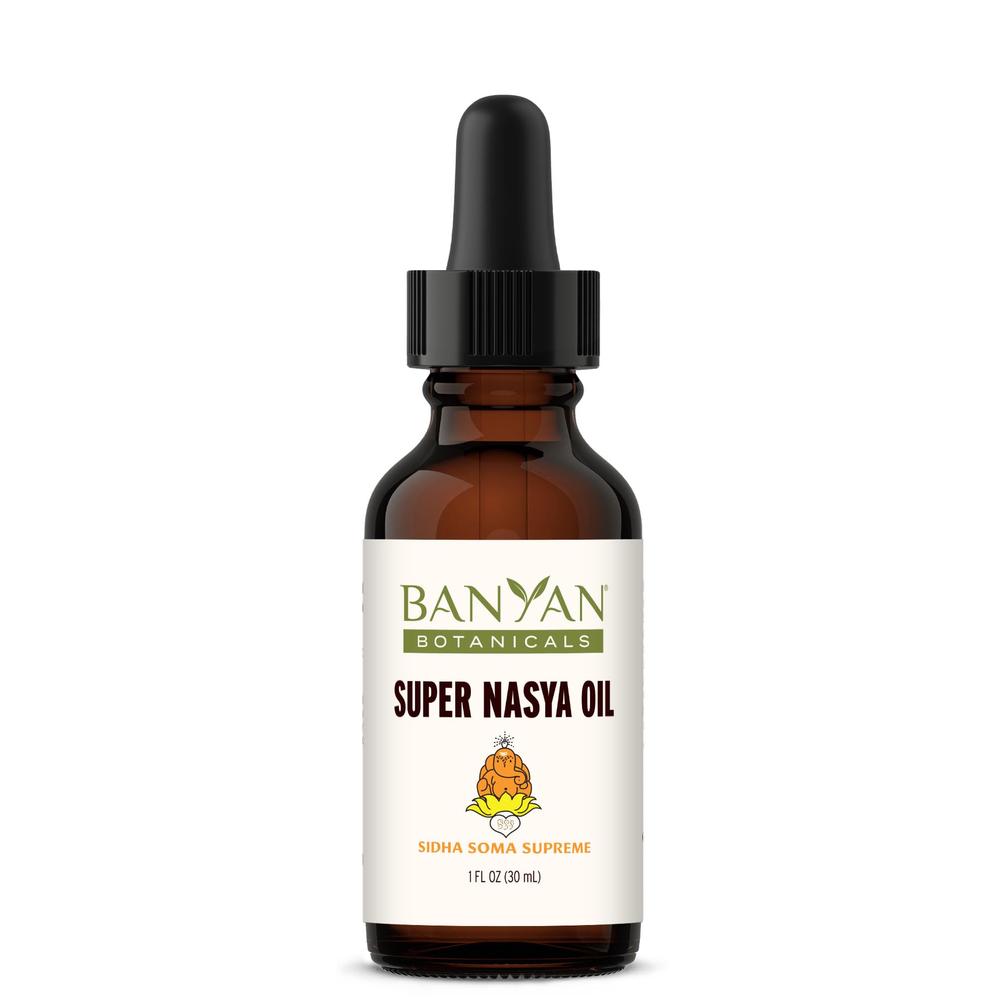Banyan Botanicals Super Nasya Oil – Ayurvedic Physician Formulated Nasal Drops – Lubricating Nasal Moisturizer with Rose & Sandalwood – Supports Healthy Respiration & Sinus Comfort – 1 oz