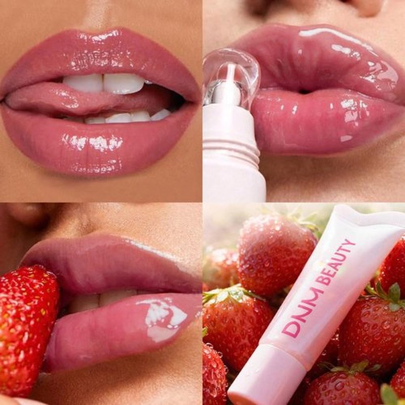 Regine Switzerland Tinted Lip Serum - Hydrating Balm for Glossy, Nourished Lips | Vegan & Cruelty-Free (Strawberry Milk)