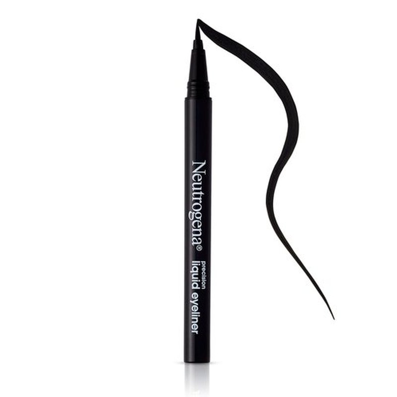Neutrogena Precision Liquid Eyeliner - Hypoallergenic, Smudge & Water-Resistant, Jet Black, 0.013 fl. oz