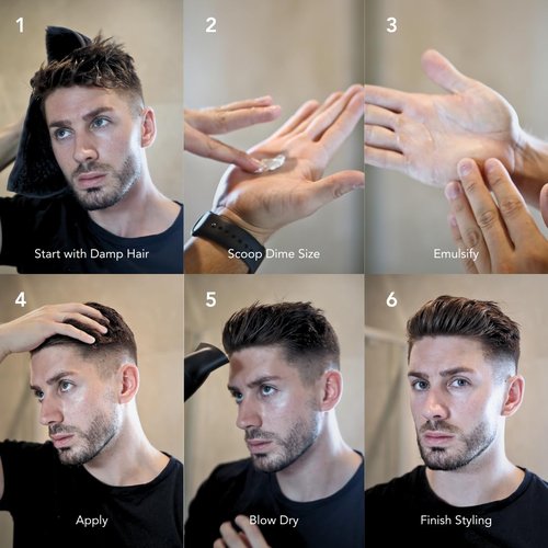 Blumaan Wax Fiber For Men - Adds Volume & All-Day Hold - Natural Finish For All Hair Types
