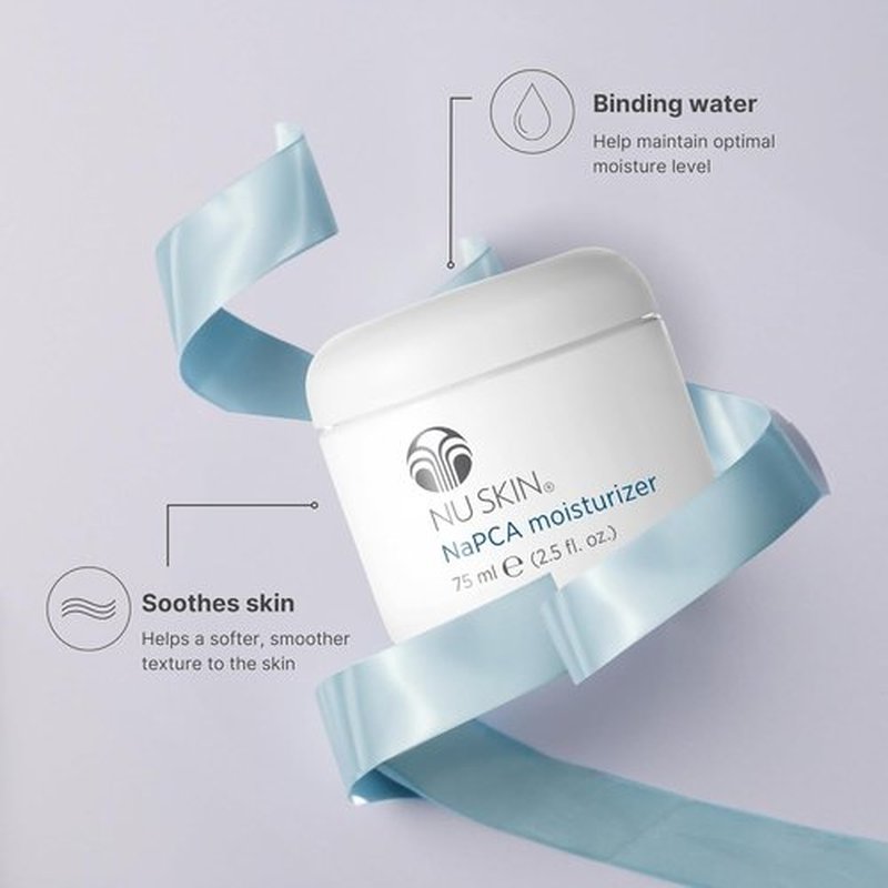 NuSkin NaPCA Moisturizer - Hydrating & Soothing Formula with Vitamin E & Aloe Vera | Non-Greasy, 2.5 fl. oz.