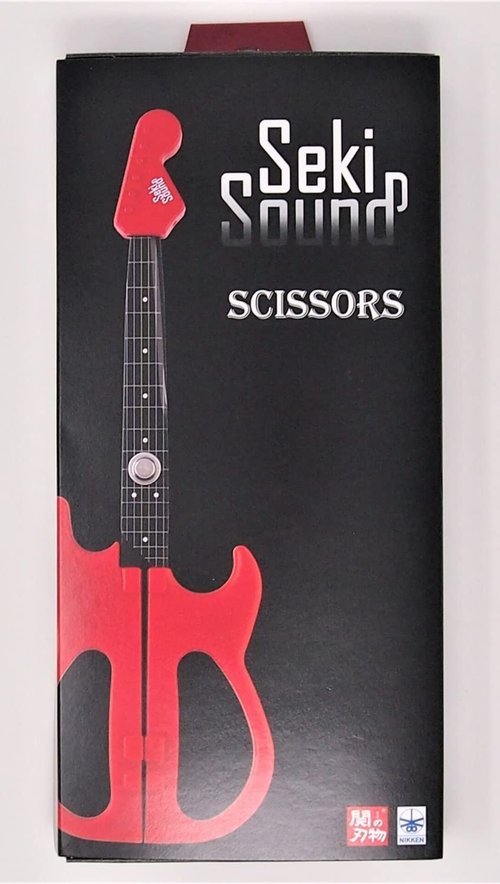 Nikken Cutlery SekiSound SS-20R Guitar Scissors with Stand, Gift Box Included