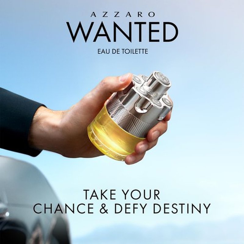 Azzaro Wanted Eau de Toilette - Irresistible Men's Cologne with Woody & Citrus Notes - Perfect for Everyday Wear
