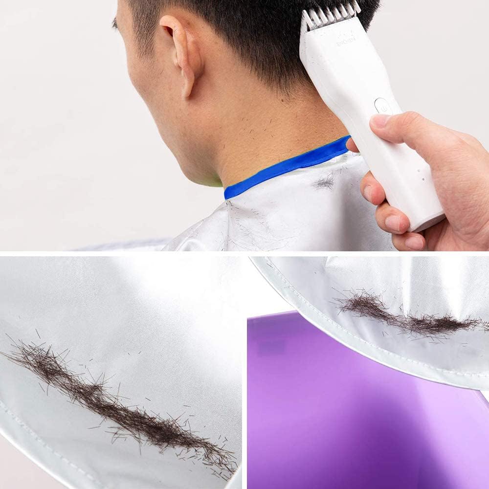 SZHSTC Hair Cutting Haircut Cape, Haircut Cape Apron Waterproof Hair Cloak Umbrella Capes for Adults, Barber Cape with 1PCS Black Comb