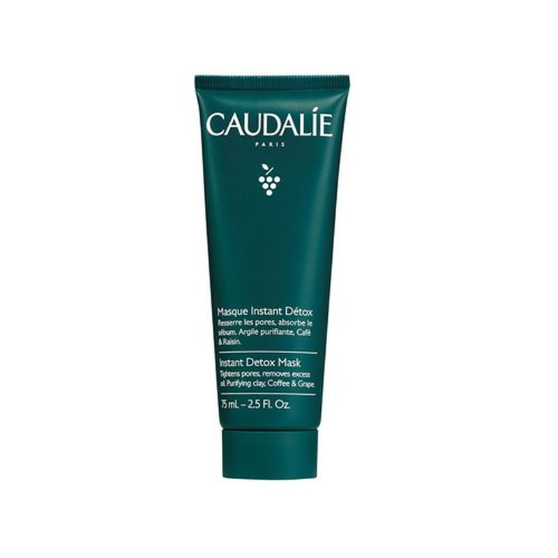 Caudalie Instant Detox Mask - Pore Minimizing Formula for Excess Sebum & Tightening Pores in 10 Minutes