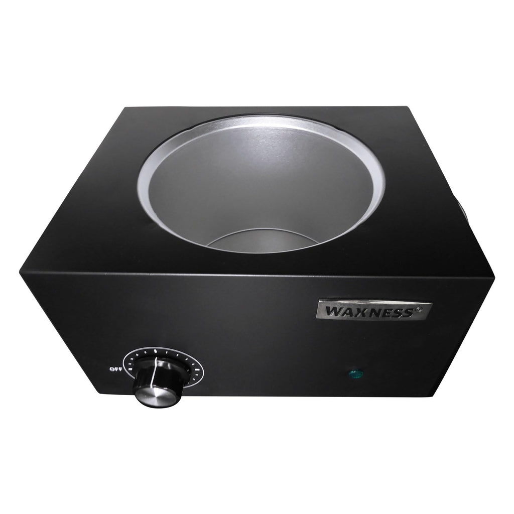Waxness WN-6003 Elite-Series Large Professional Wax Heater Matte Black, 5.5 lb Capacity, Electronic Temperature Control, 300W, for Professional Use