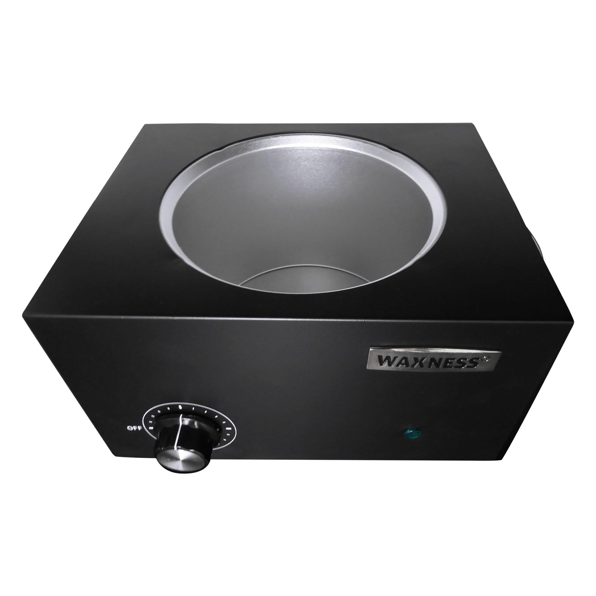 Waxness WN-6003 Elite-Series Large Professional Wax Heater Matte Black, 5.5 lb Capacity, Electronic Temperature Control, 300W, for Professional Use