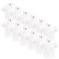 Gildan Youth Ultra Cotton T-Shirt, Style G2000B, Multipack, White (12-Pack), Medium