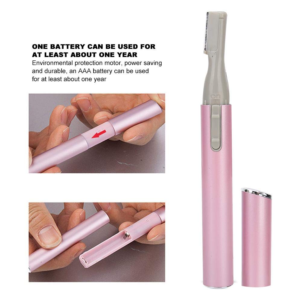 Electric Lady Shaver, Mini Womens Eyebrow Face Hair Trimmer, Hair Removal Tool with Disassembled Washed Cutting Head/ Design, for Face Body Arms Legs Underarms