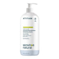 ATTITUDE Hair Shampoo for Sensitive Dry Scalp, EWG Verified, Soothing Oat, For Thin Hair, Naturally Derived Ingredients, Vegan and Plant-Based, Volume and Shine, Unscented, 32 Fl Oz