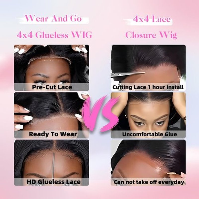 ISWEET HD Glueless Wigs Human Hair Pre Plucked Pre Cut Bob 4x4, 8 Inch Light Brown 210% Density Hairline Curly Bob Wig Human Hair, Wear and Go Deep Wave Lace Front Wigs Human Hair for Black Women