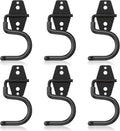HUPBIPY Heavy-Duty Metal Garage Hooks - 6 Pack S Hooks for Tool Hangers & Storage Solutions