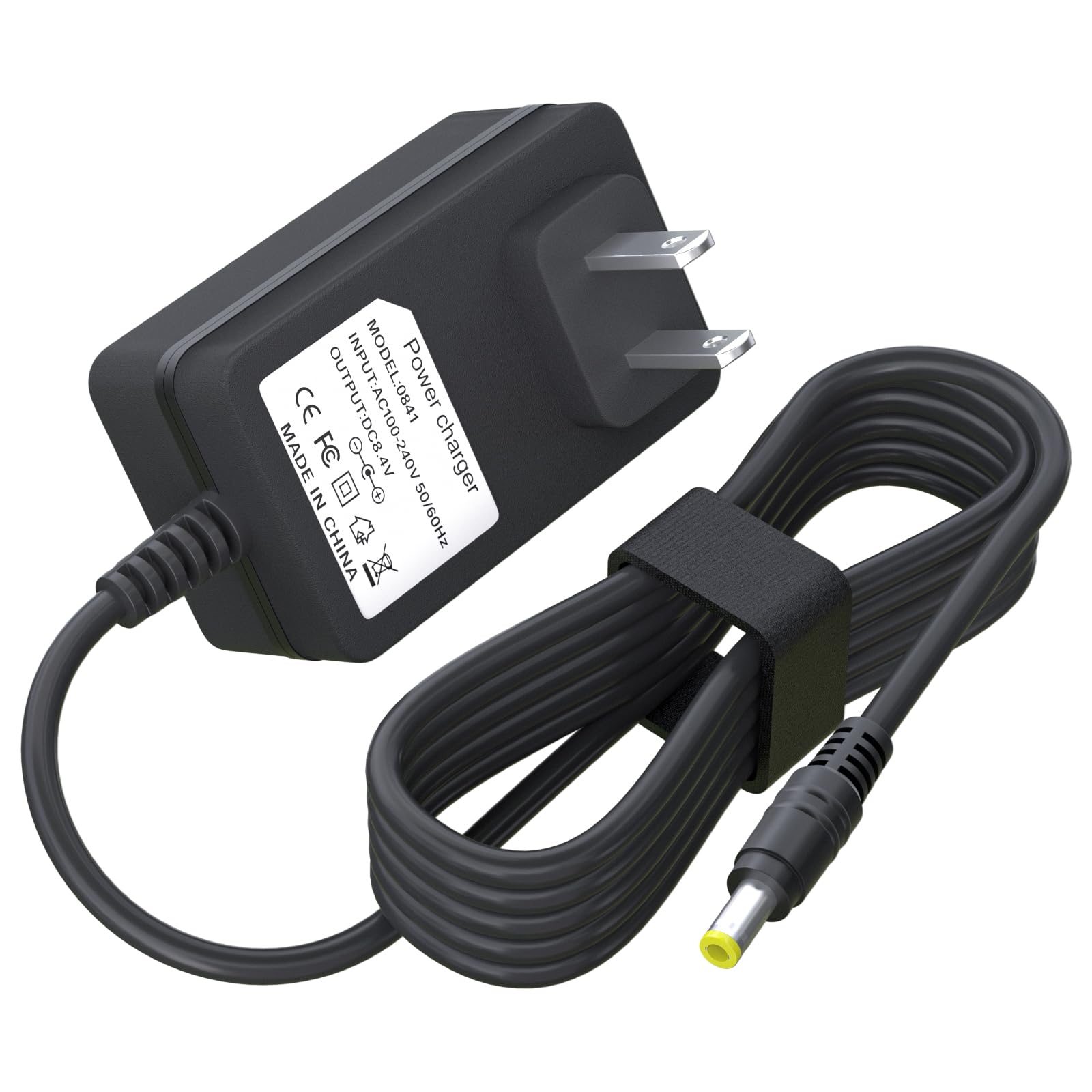 8.4V Adapter Charger Compatible with Casabella 8501010 Spin Scrubber, Power Supply Cord for 7.4V 2000mAh Battery