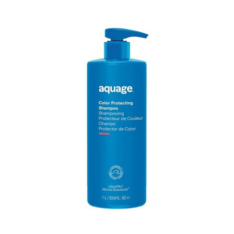 AQUAGE Color Protecting Shampoo - Nourishing Marine Botanicals for Gentle Cleansing | 33.8 oz