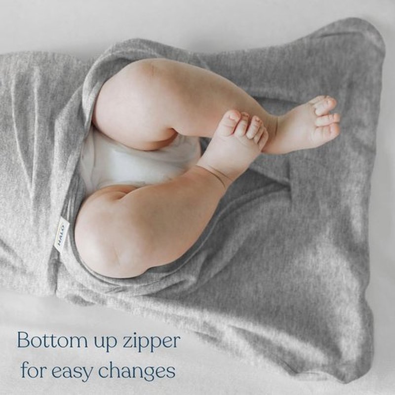 HALO Sleepsack Swaddle - 100% Cotton Wearable Blanket with 3-Way Adjustability | Forest Friends, Newborn 0-3 Months