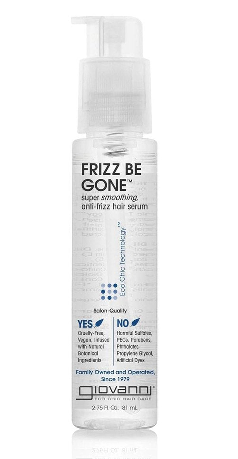 GIOVANNI ECO CHIC Frizz Be Gone - Anti-Frizz Hair Serum for Shine & Color Protection | 2.75 oz