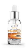 Victoria Beauty Hyaluron+ Brightening Face Serum with Hyaluronic Acid and Vitamin C – The Best Anti-Aging and Anti-Wrinkle Moisturizer, 20ml