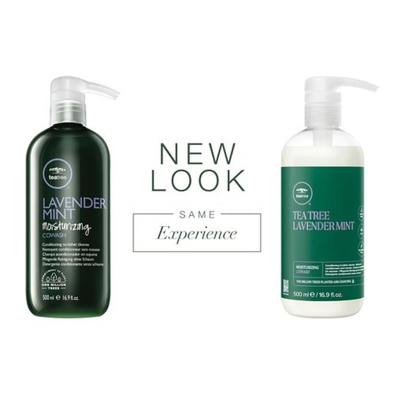 Skiennix Tea Tree Lavender Mint Cowash - Moisturizing Cleansing Conditioner for Curly, Coarse Hair