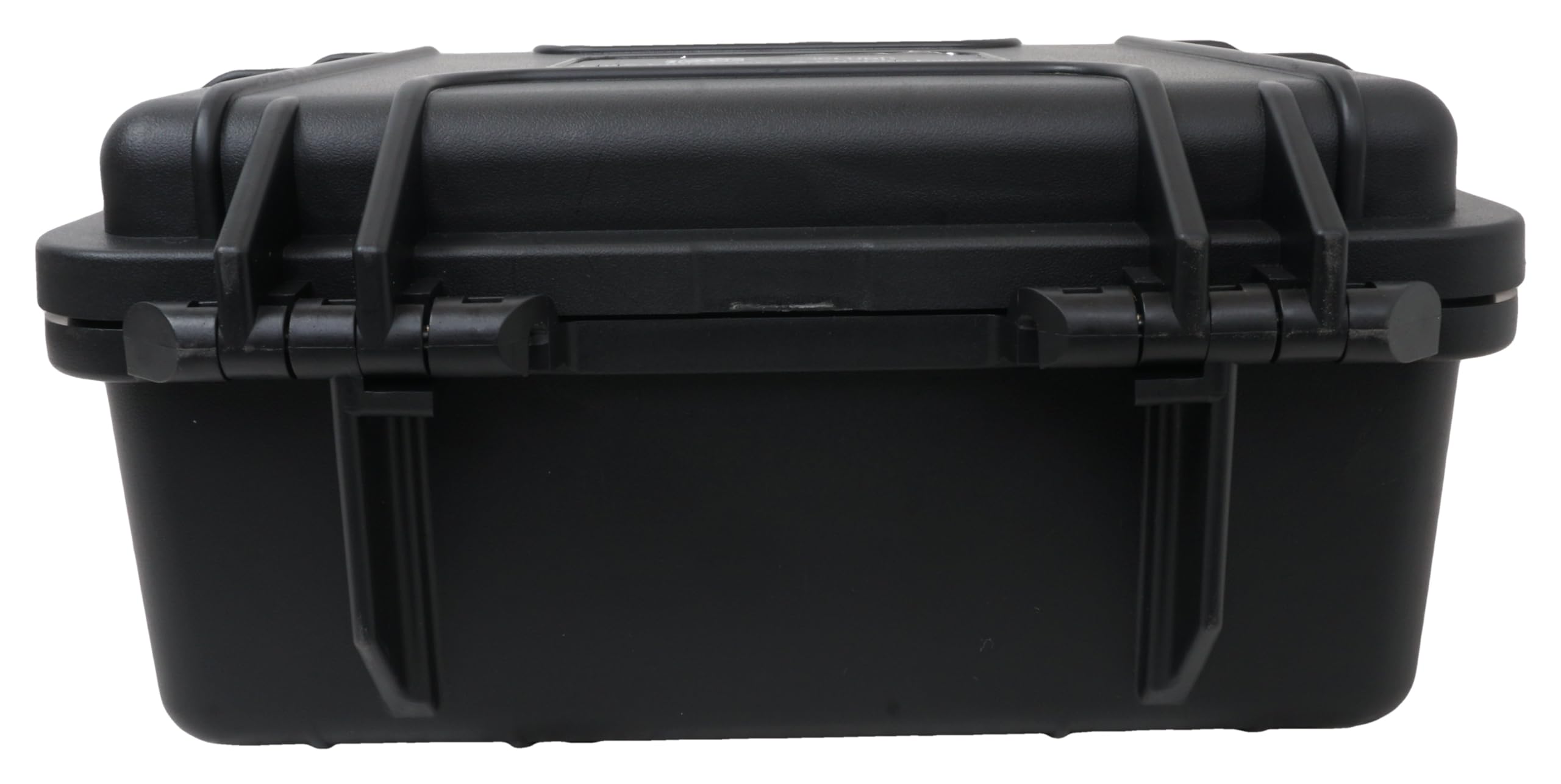 Case Club 8 External Hard Drive Case. Waterproof, Airtight, & Heavy Duty. Includes Pressure Relief Valve, Folding Handle, Padlock Holes, O-Ring Seal.