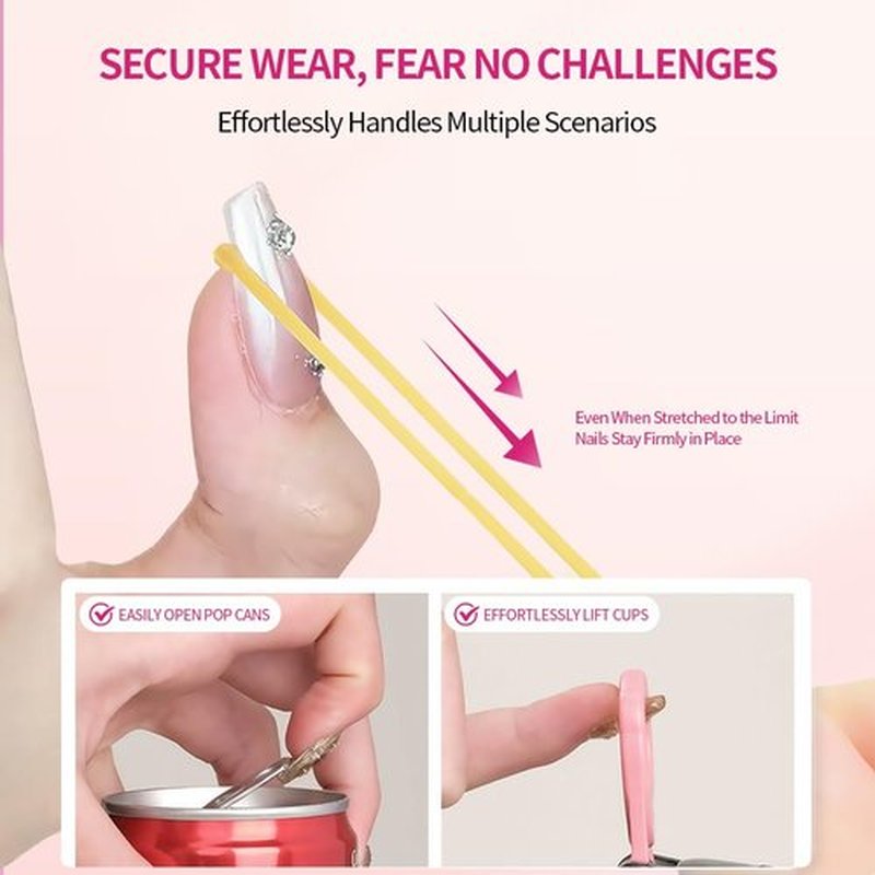 Gorgellux 20g Solid Nail Glue Gel with 60 ML Nail Glue Remover for Press On Nails Kit, MINI UV lamp, Nails Tools, Long-Lasting Strong Adhesion, for Nail Art DIY