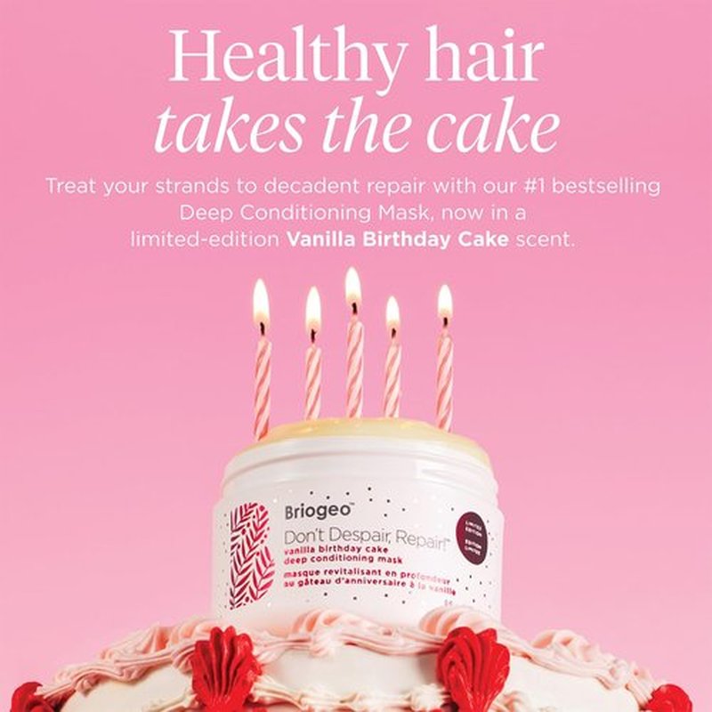 Briogeo Don't Despair, Repair! Deep Conditioning Mask - Vegan Protein & Moisture Balance for Dry, Damaged Hair