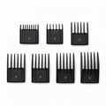 Miaco 7 Piece Universal Clipper Guide Comb Guard Set Compatible with Full Size Clippers Oster Classic 76, Oster A5, Andis AG, Andis BG, Wahl Senior