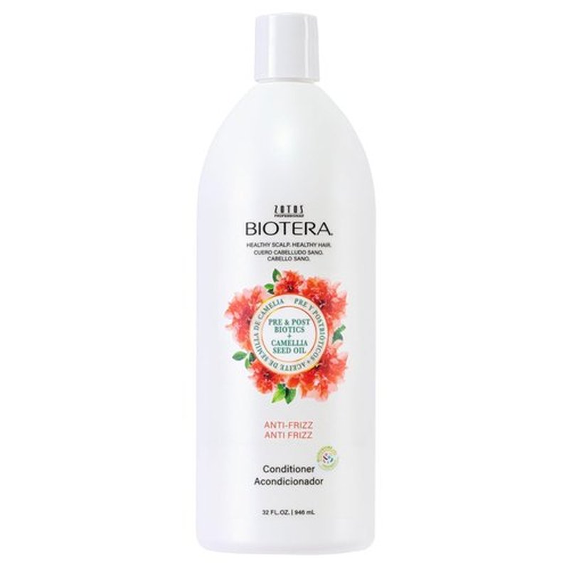 Biotera Anti Frizz Smoothing Conditioner - Control Frizz & Smooth Unruly Hair | Vegan, Paraben-Free, Color-Safe