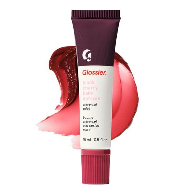 Glossier Balm Dotcom Hydrating Tinted Lip Balm - 12Hr Moisture for Dry Lips & Skin | Black Cherry, 15ml