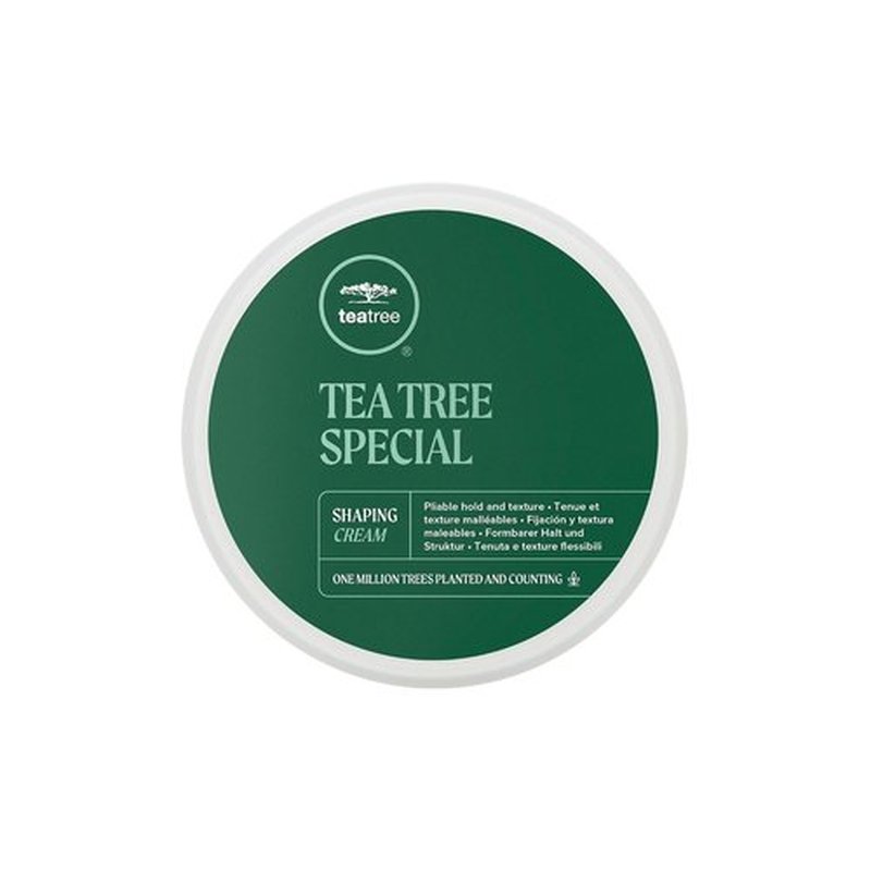 Tea Tree Shaping Cream - Long-Lasting Hair Styling Cream with Matte Finish for All Hair Types
