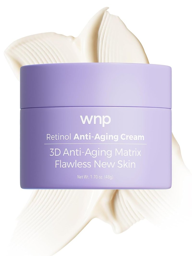 WNP Gentle Retinol Cream - Anti-Aging Night Moisturizer for Sensitive Skin | 10x Deep Hydration with Ceramides & Peptides