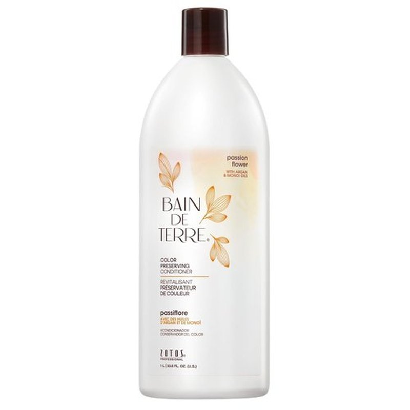 Bain de Terre Passion Flower Conditioner - Luxurious Hydration for Vibrant Color | Paraben-Free & Vegan