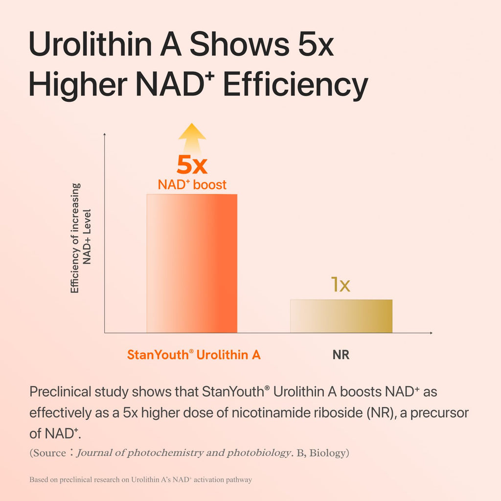 Gynable Patented Urolithin A Supplement with NMN | Trans-Resveratrol & PQQ| 4-IN-1 Complex Cellular Energy & Muscle Strength,Longevity Supplement for Sleep and Healthy Aging - Made & Tested in USA