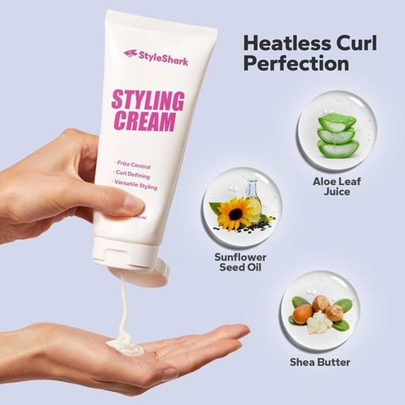 Skiennix 3-in-1 Styling Cream - Ultimate Curl Cream for Frizz Control & Curl Definition | 250ml