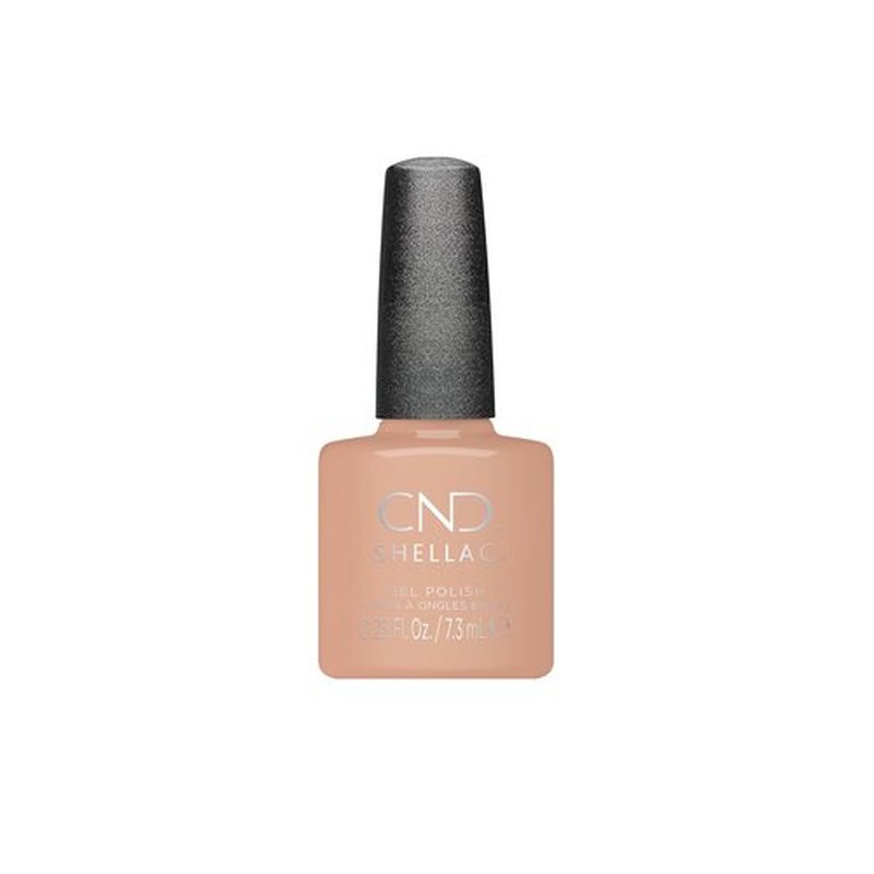CND Shellac Gel Nail Polish - Long-Lasting Nude Color with Curve-Hugging Brush | 0.25 Fl Oz