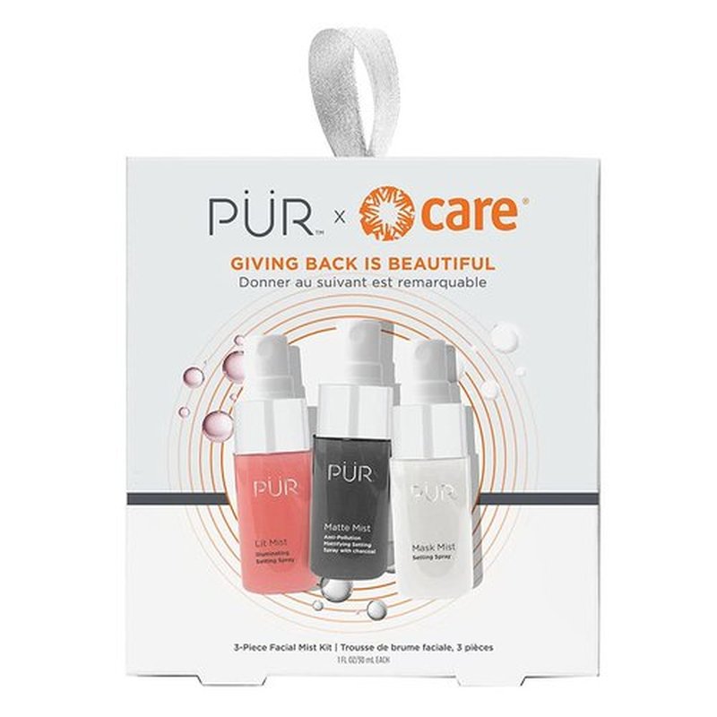 PÜR MINERALS Facial Mist Kit - Hydrating 3-Piece Set for Refreshing Skin | 1 Ct.