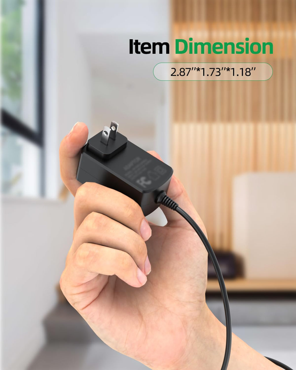 Superer Charger Fit for APOSEN Cordless Vacuum H120 H250 H251 H21 H21S H150, Fit for Handheld Stick Vacuum Cleaner CZH01326S050USWH CZH013265050USWH SK02G-2650050U AC Adapter Power Supply Cord