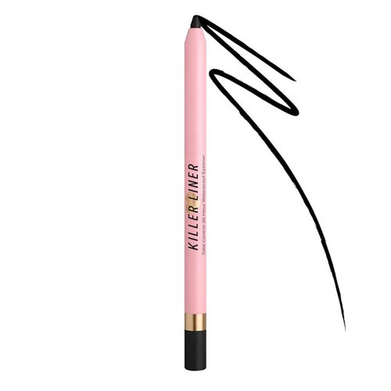 Too Faced Killer Liner Gel Eyeliner Pencil - 36-Hour Waterproof, Long-Lasting, Non-Flaking | 0.04 Ounce