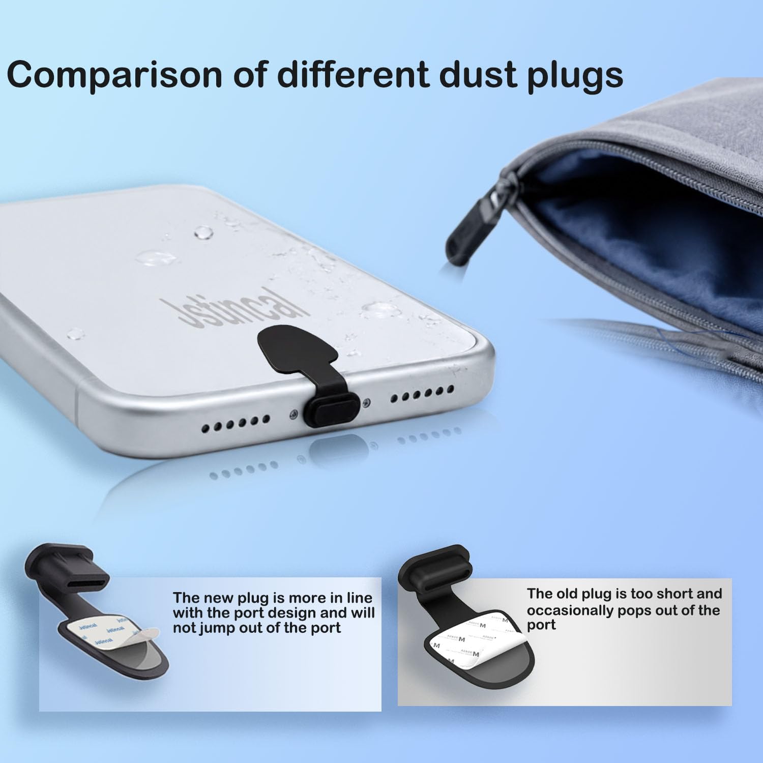 8PCS USB Type C Anti Dust Plugs Cover, C-Type Port Dust Plug, USB C Dust Cover, Anti-Lost USB C Charging Port Dust Covers Protectors for iPhone 15 16 17 Plus/Pro/Max, with Speaker Mesh Cover