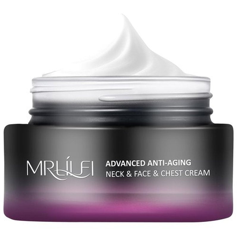 MRLILEI Tightening & Lifting Neck Cream, 4 in 1 Neck Moisturizer Cream, Advanced Anti-Aging Face Moisturizer, Reduces Fine Lines & Wrinkles for Neck & Face & Chest - 1.7 fl.oz.