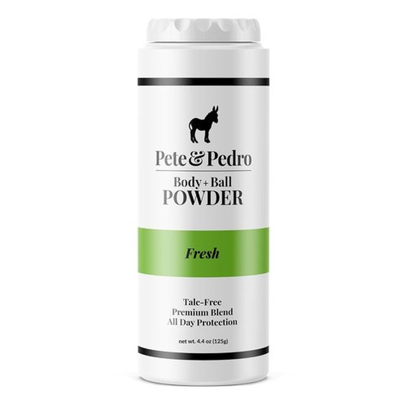 Pete & Pedro Body Powder - Talc-Free Deodorant for Men, Fresh Scent, 4.4 oz | Ideal for Gym & Daily Use