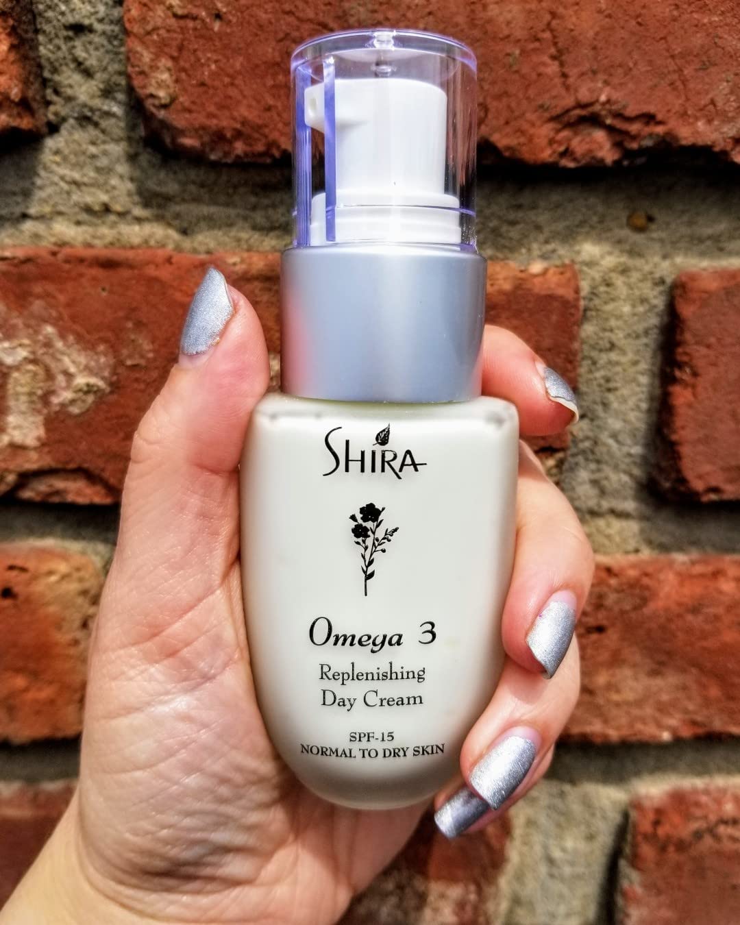 Shira Omega 3 Replenishing Day Cream 2oz – Anti-Aging Face Moisturizer for Normal to Dry Skin – Hydrating Day Cream Helps Reduce Fine Lines, Wrinkles, and Prevent Sun Damage – Nourishing Skincare