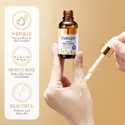 Collagen Skin Care Set, 6Pcs Anti Aging Face Care Sets for Women, Firming Skin, Shrink Pores, Smooth Wrinkles, Hydrating Skin Care Set Include Serum Face Cream Eye Cream Toner Cleanser Facial Mask1