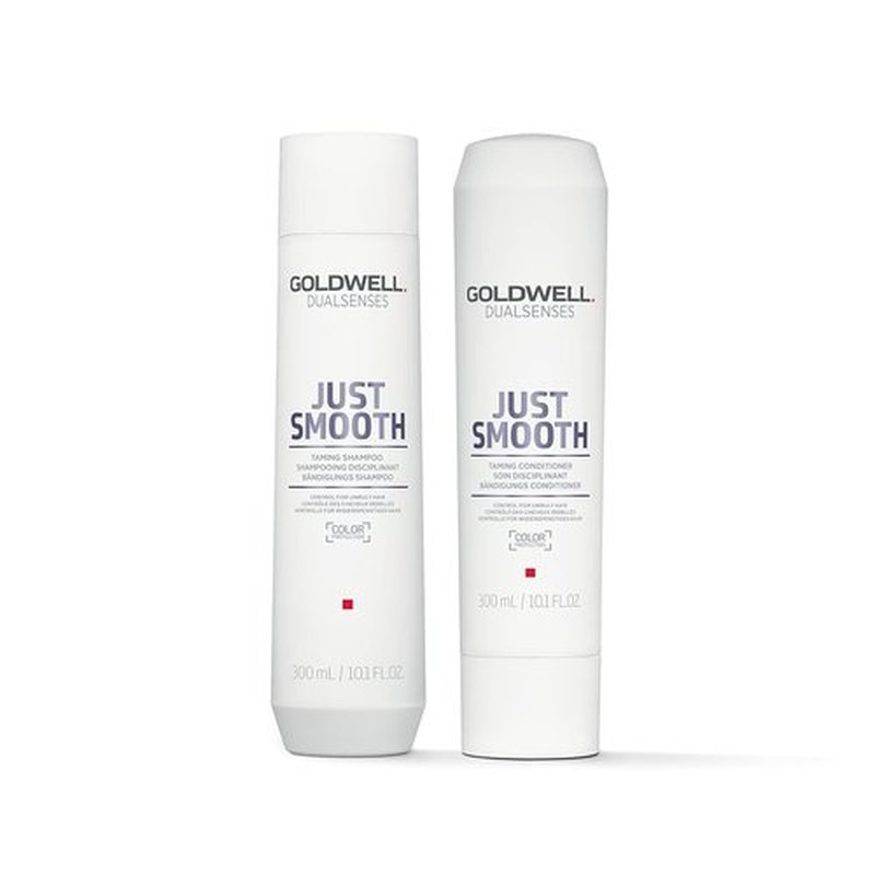 Goldwell Dualsenses Just Smooth Shampoo - Anti-Frizz & Humidity Control for Silky Hair