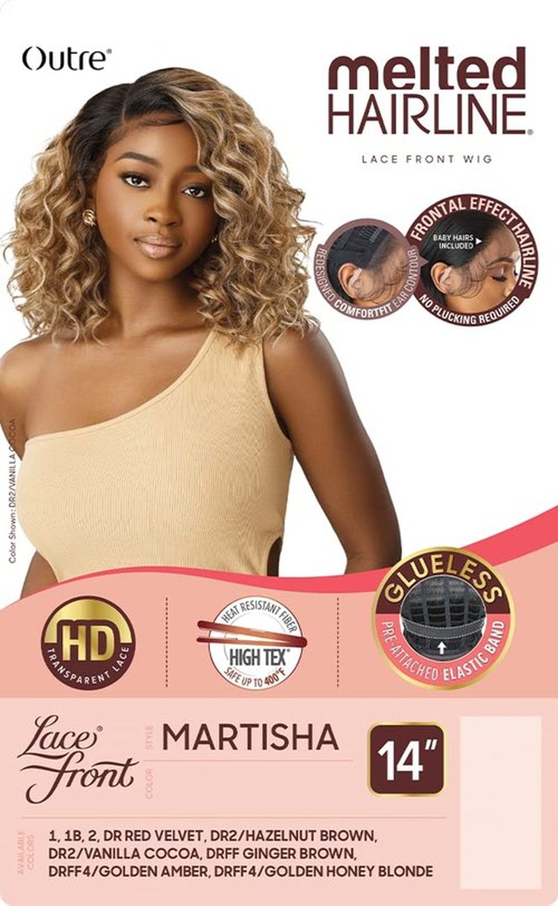 Outre Lace Front Wig - Melted Hairline - Martisha (DR2/VANILLA COCOA)
