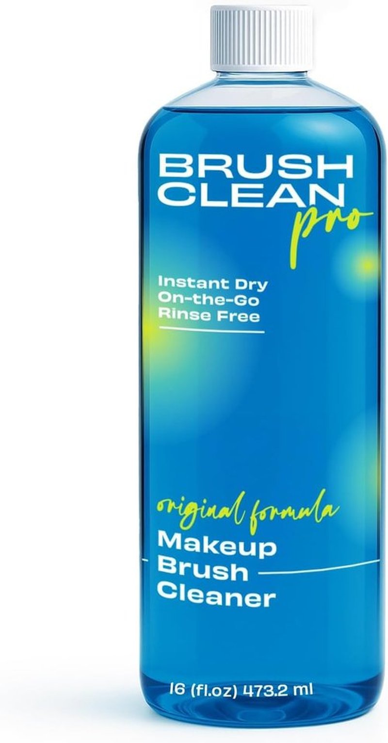 Original Makeup Brush Cleaner - Professional Quick-Drying Cleanser for Waterproof Makeup - 16 oz