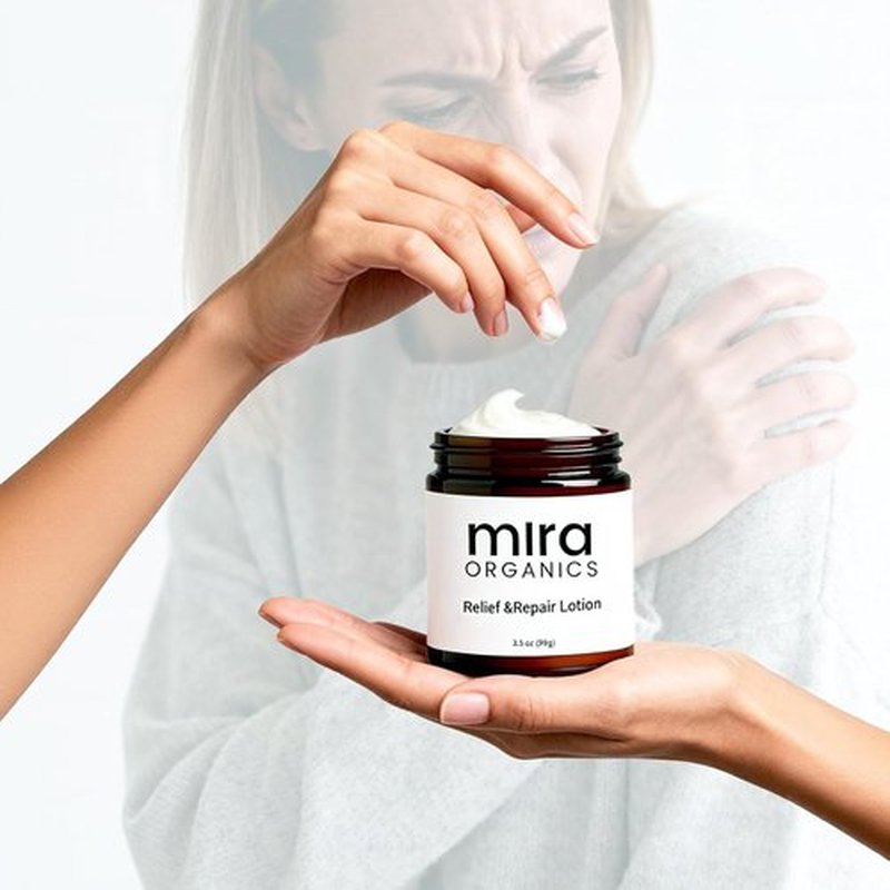 Mira Skin Relief & Repair Cream - Intense Moisturizer with Botanical Blends for Face & Body Hydration